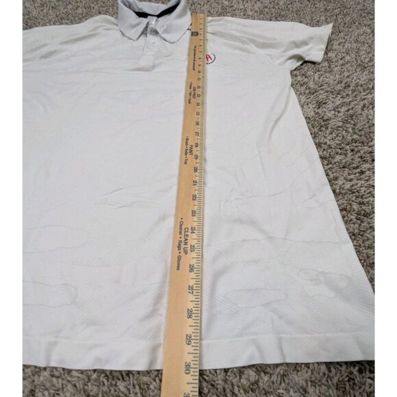 UNRL Golf Polo Shirt Mens XL White Camo Print Barstool Sports Performance - Picture 8 of 8